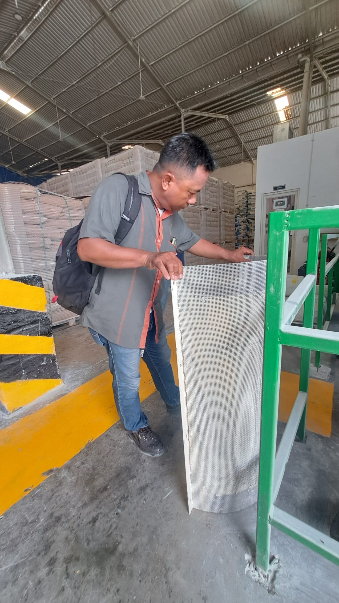 Visit pengerjaan crimped mesh